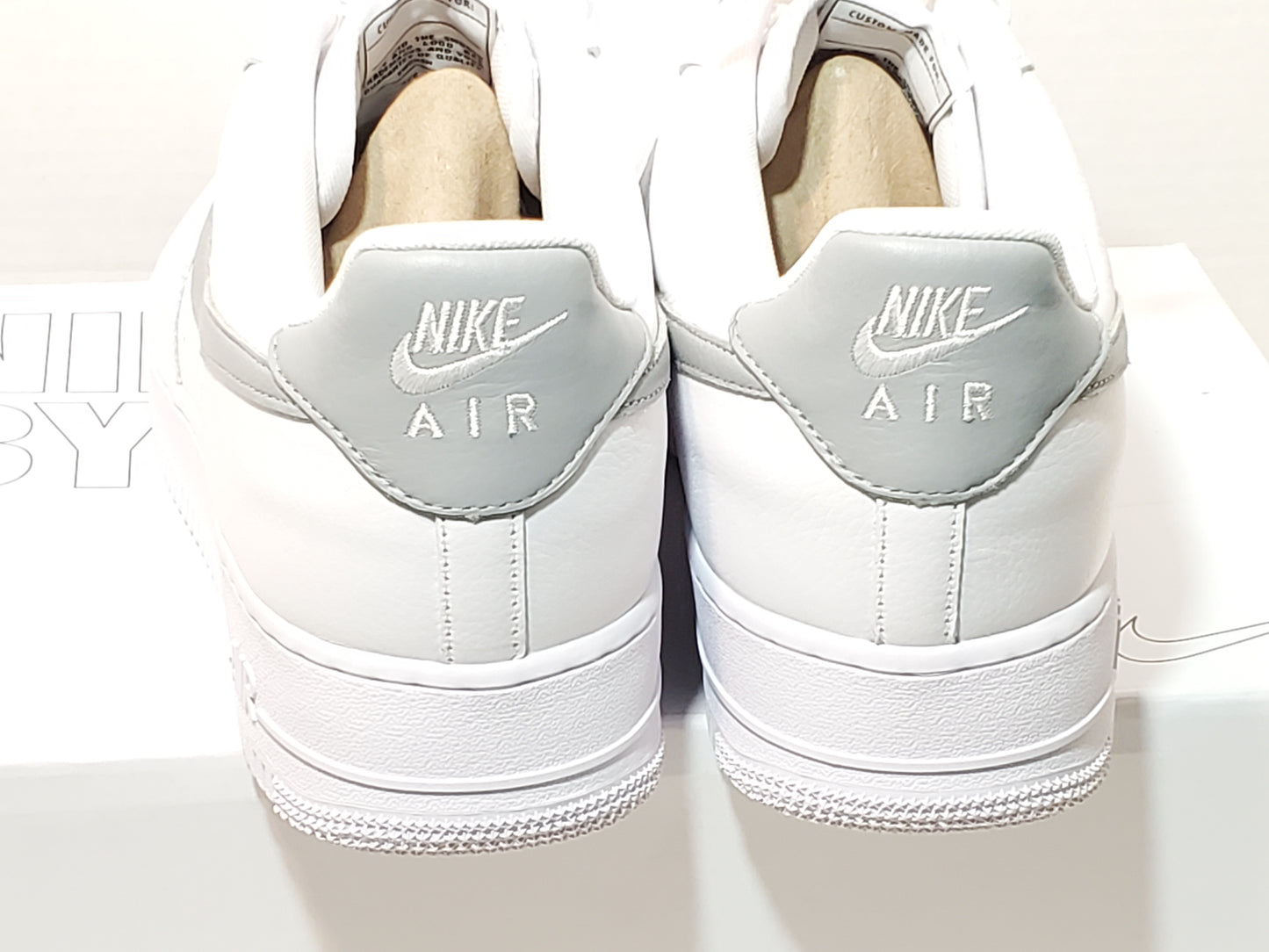Nike Air Force 1 Low By You White Wolf Grey Men's Size 13 HF0659-900 NEW