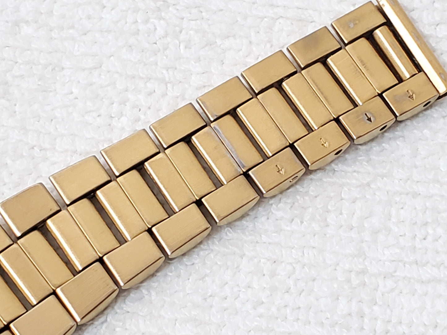 Vintage Seiko Men's Presidential Day Date Quartz Watch One Jewel Gold Tone