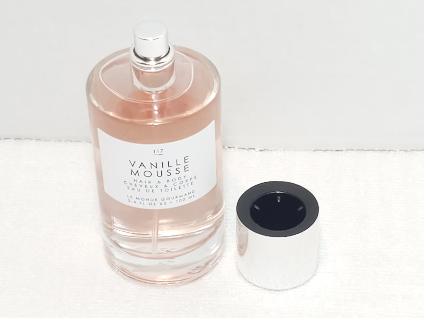 Le Monde Gourmand 117 Vanille Mousse Hair Body Mist 3.4 oz Fragrance Spray New