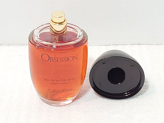 Obsession by Calvin Klein Vintage Perfume 3.4 oz Bottle Full Eau De Parfum Spray