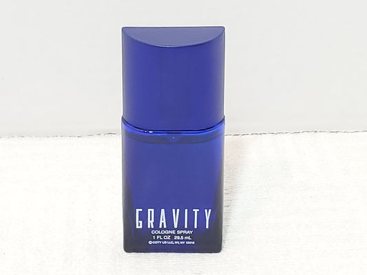 Coty Gravity Cologne for Men Classic 1992 Vintage Fragrance 1.0 oz Bottle Spray