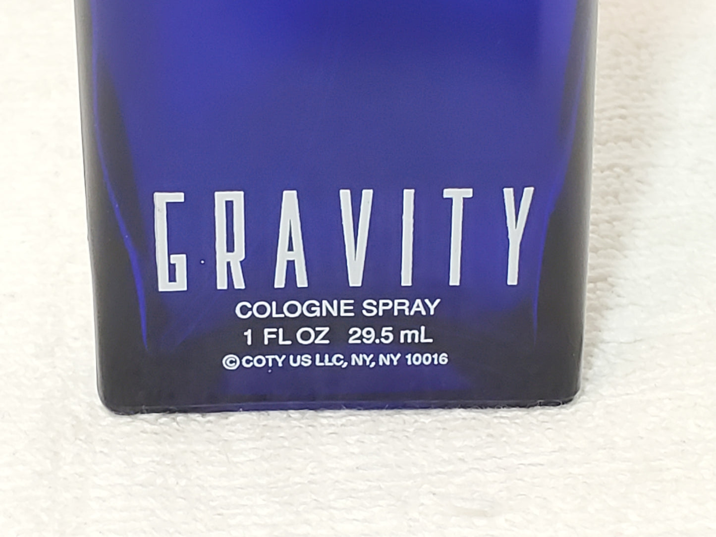 Coty Gravity Cologne for Men Classic 1992 Vintage Fragrance 1.0 oz Bottle Spray