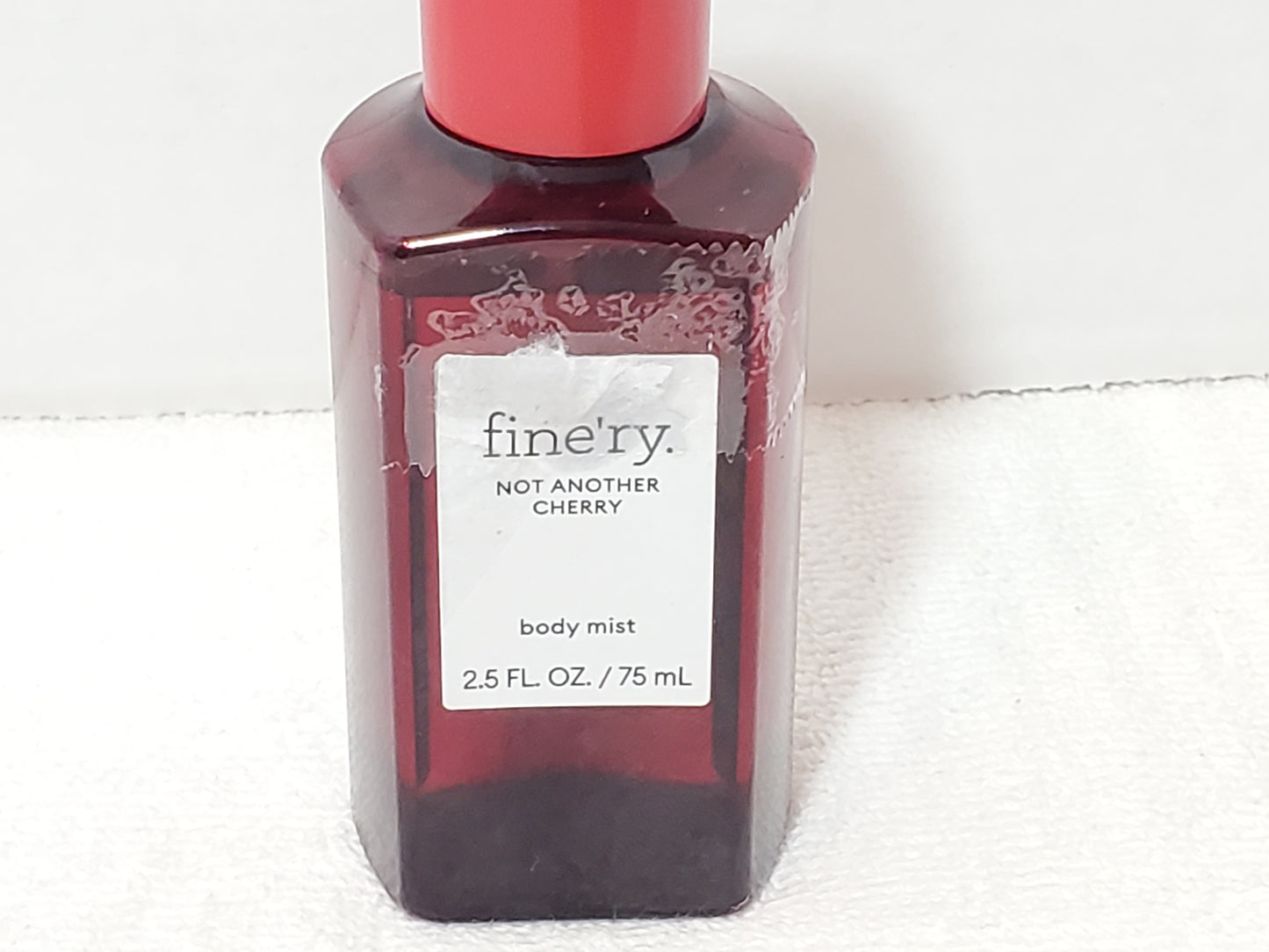 Fine'ry Not Another Cherry Fragrance Body Mist 2.5 oz Bottle Spray Women's