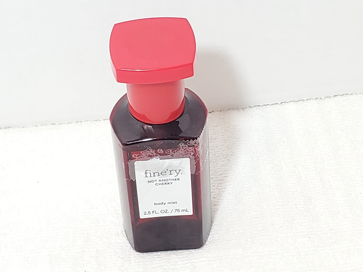 Fine'ry Not Another Cherry Fragrance Body Mist 2.5 oz Bottle Spray Women's
