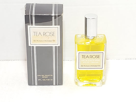 Tea Rose Eau De Toilette Spray by Perfumer's Workshop 4 oz Bottle Fragrance New