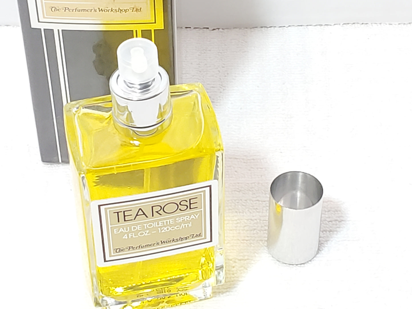 Tea Rose Eau De Toilette Spray by Perfumer's Workshop 4 oz Bottle Fragrance New