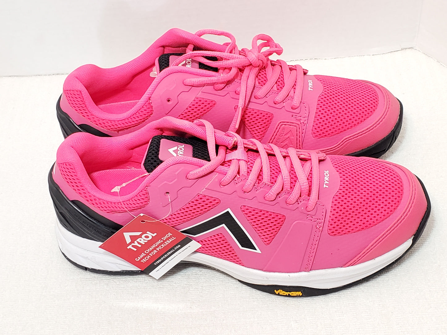 Tyrol Women’s Pickleball Shoes Pink Size 11 Court Athletic Sneakers Comfort Lace