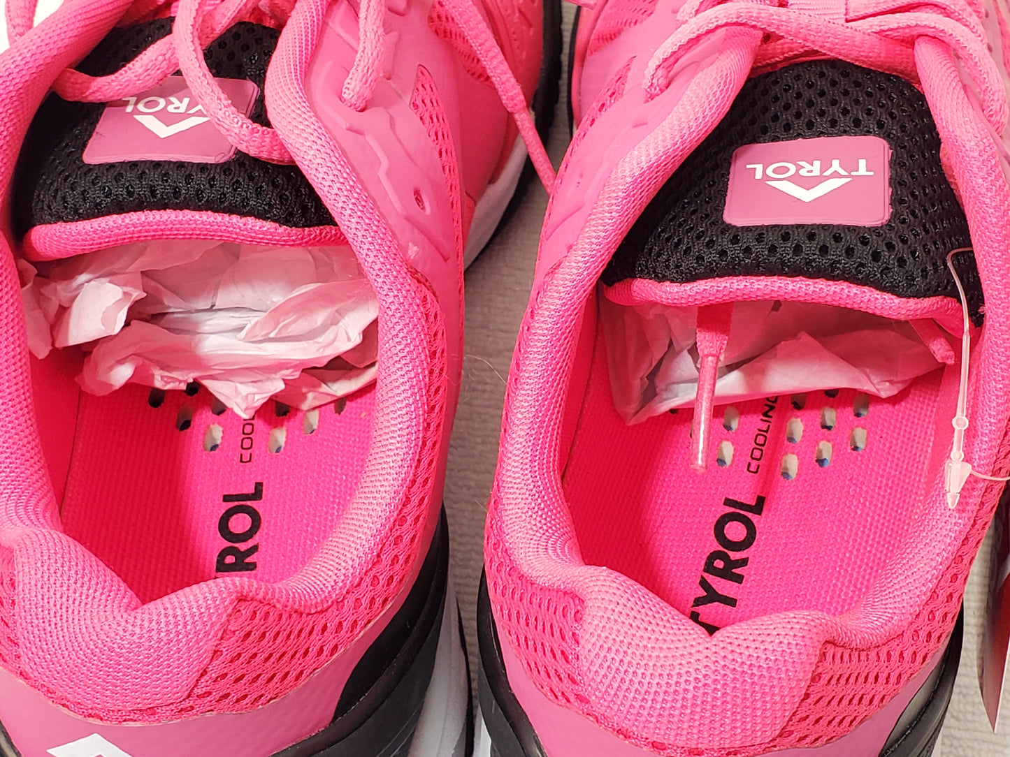 Tyrol Women’s Pickleball Shoes Pink Size 11 Court Athletic Sneakers Comfort Lace
