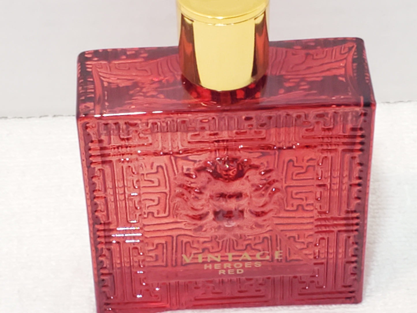 Vintage Heroes Red Eau de Parfum 3.4 oz Spray Cologne for Men Full Bottle