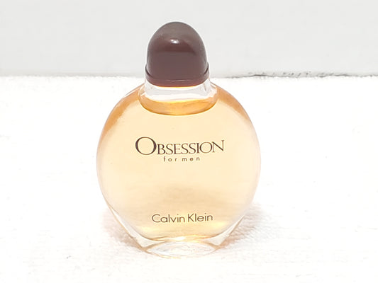 Vintage Obsession for Men by Calvin Klein 0.5 oz Cologne Travel Splash Authentic