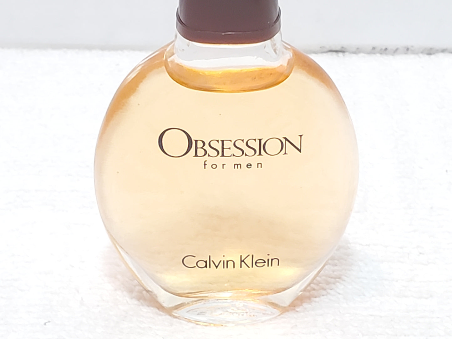 Vintage Obsession for Men by Calvin Klein 0.5 oz Cologne Travel Splash Authentic