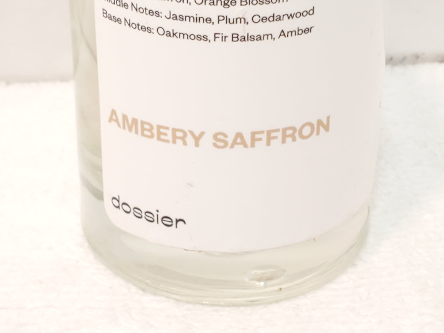 Dossier Ambery Saffron Eau De Parfum 1.7 oz / 50ml Spray 2023 Release Unisex