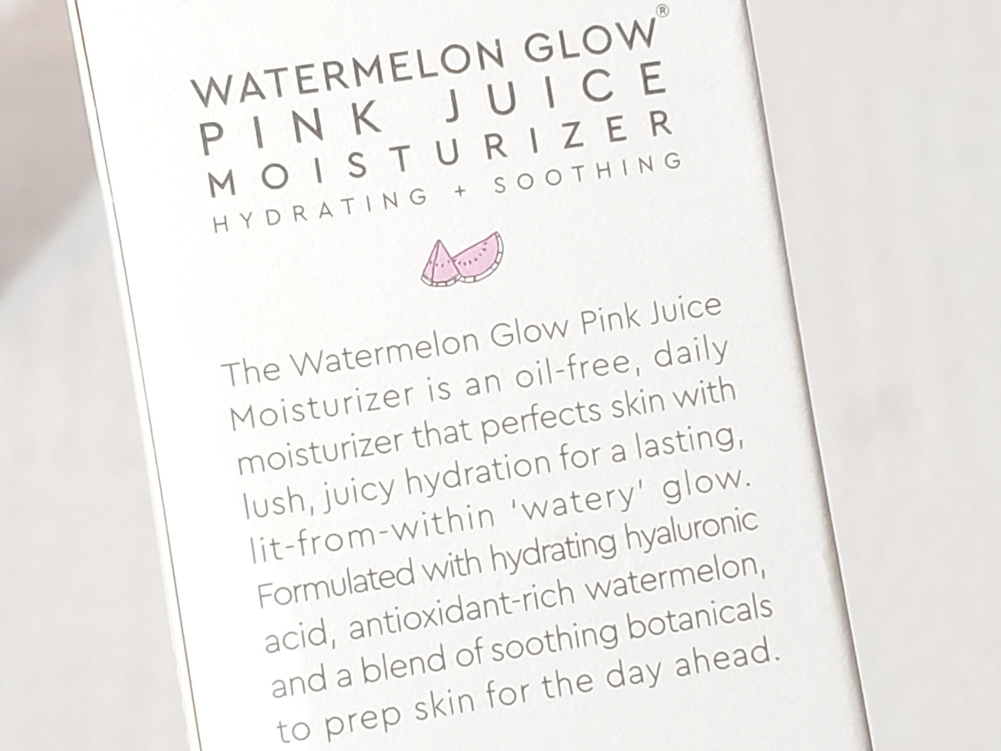 Glow Recipe Watermelon Glow Pink Juice Moisturizer 60ml / 2.02oz Hydration