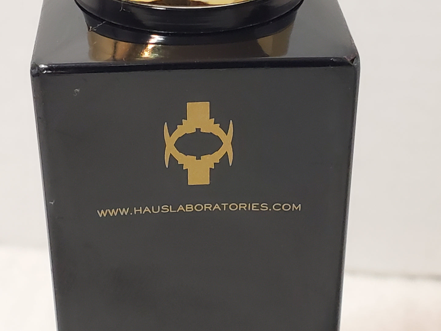 Pre-owned bottle of Lady Gaga Fame Black Body Lotion 6.7 oz / 200ml France