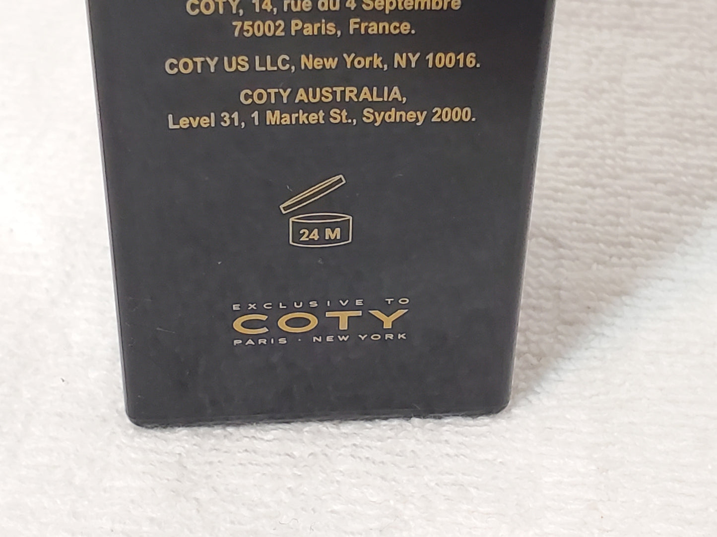 Pre-owned bottle of Lady Gaga Fame Black Body Lotion 6.7 oz / 200ml France