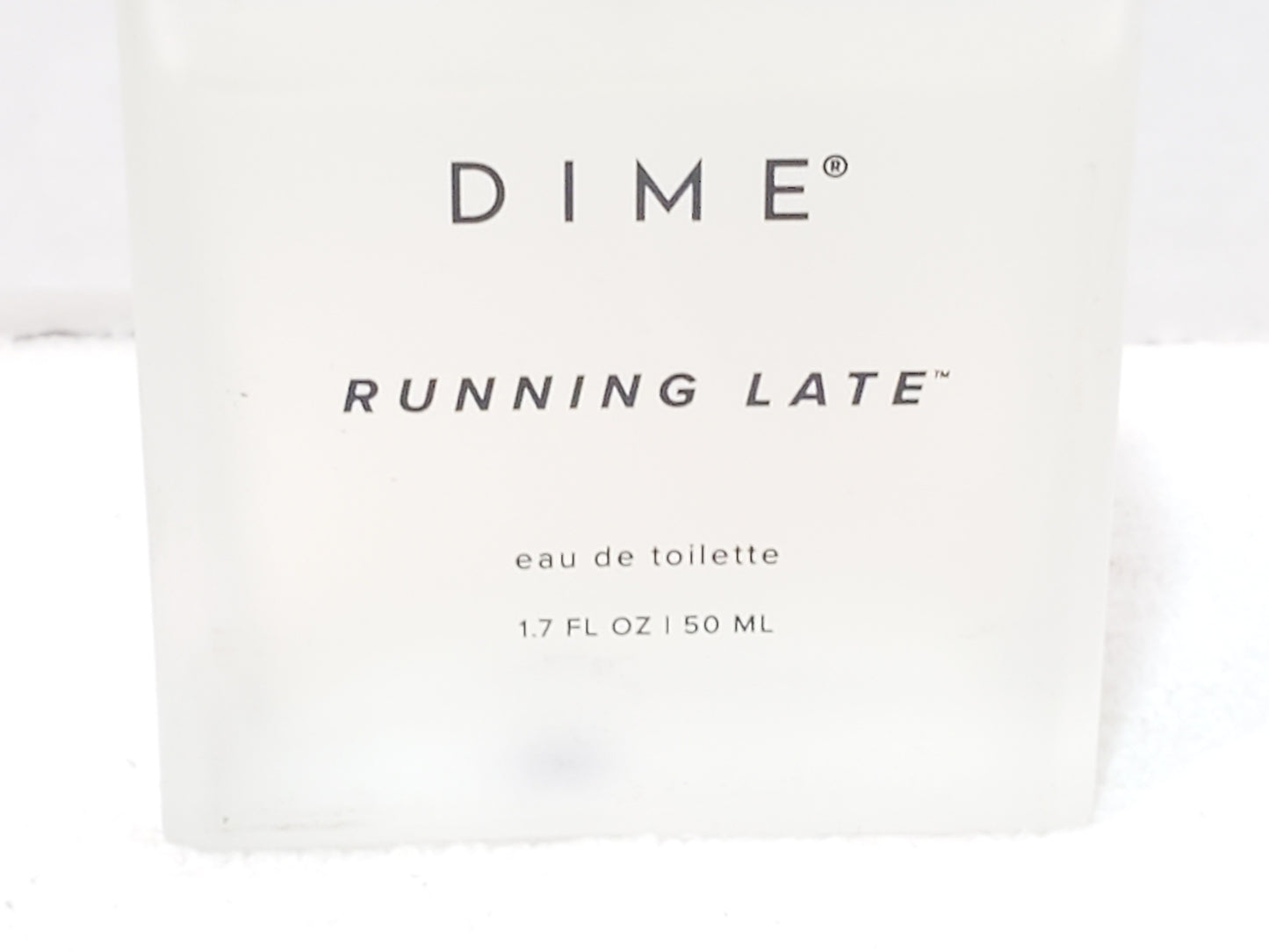 DIME Beauty Running Late Perfume for Women 1.7 oz / 50ml Eau De Toilette Spray