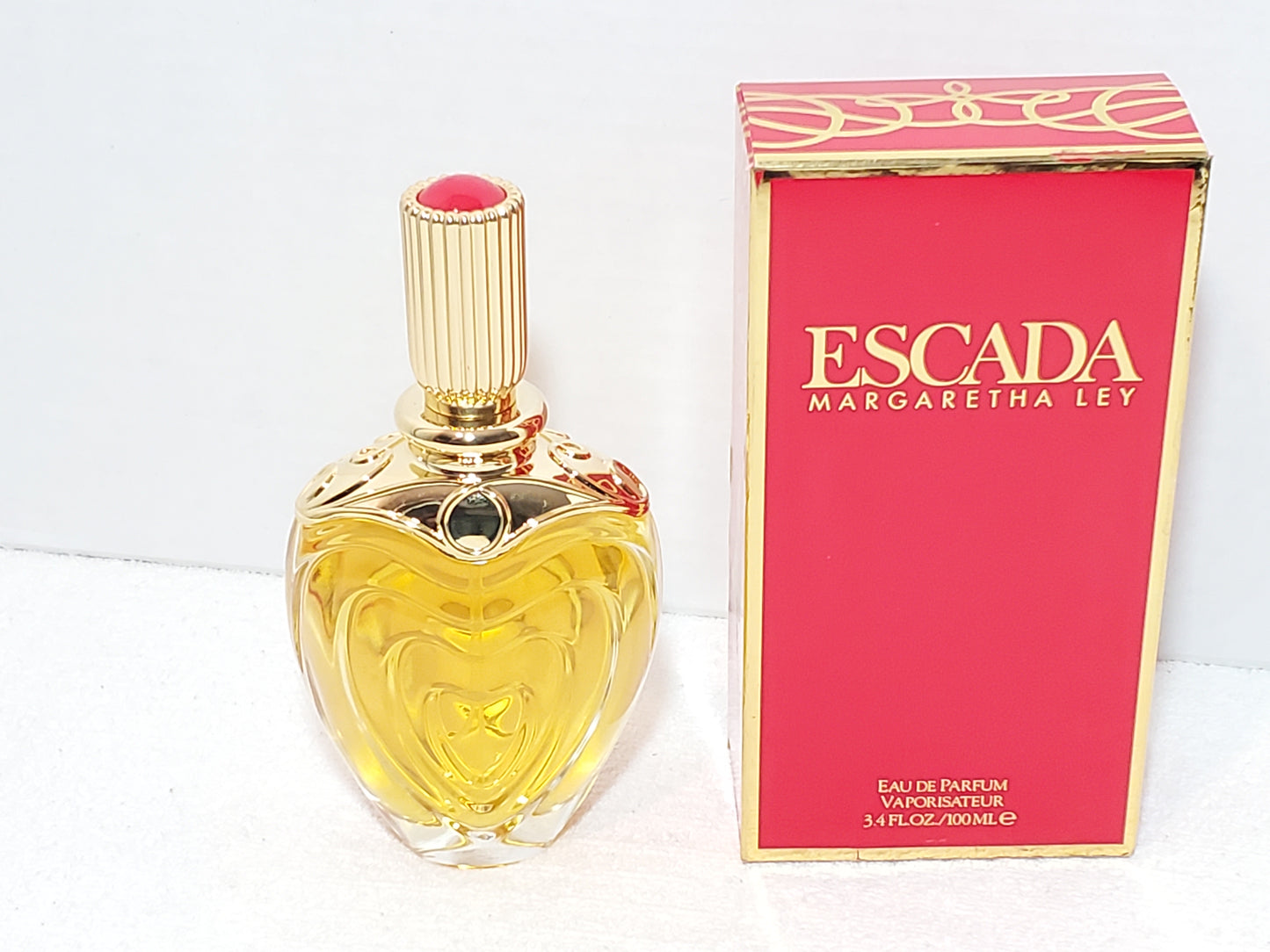 Vintage ESCADA Margaretha Ley 3.4oz 100ml EDP Eau De Parfum Spray Heart RARE