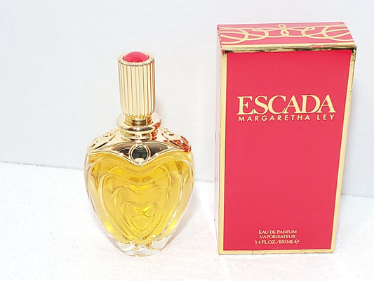 Vintage ESCADA Margaretha Ley 3.4oz 100ml EDP Eau De Parfum Spray Heart RARE