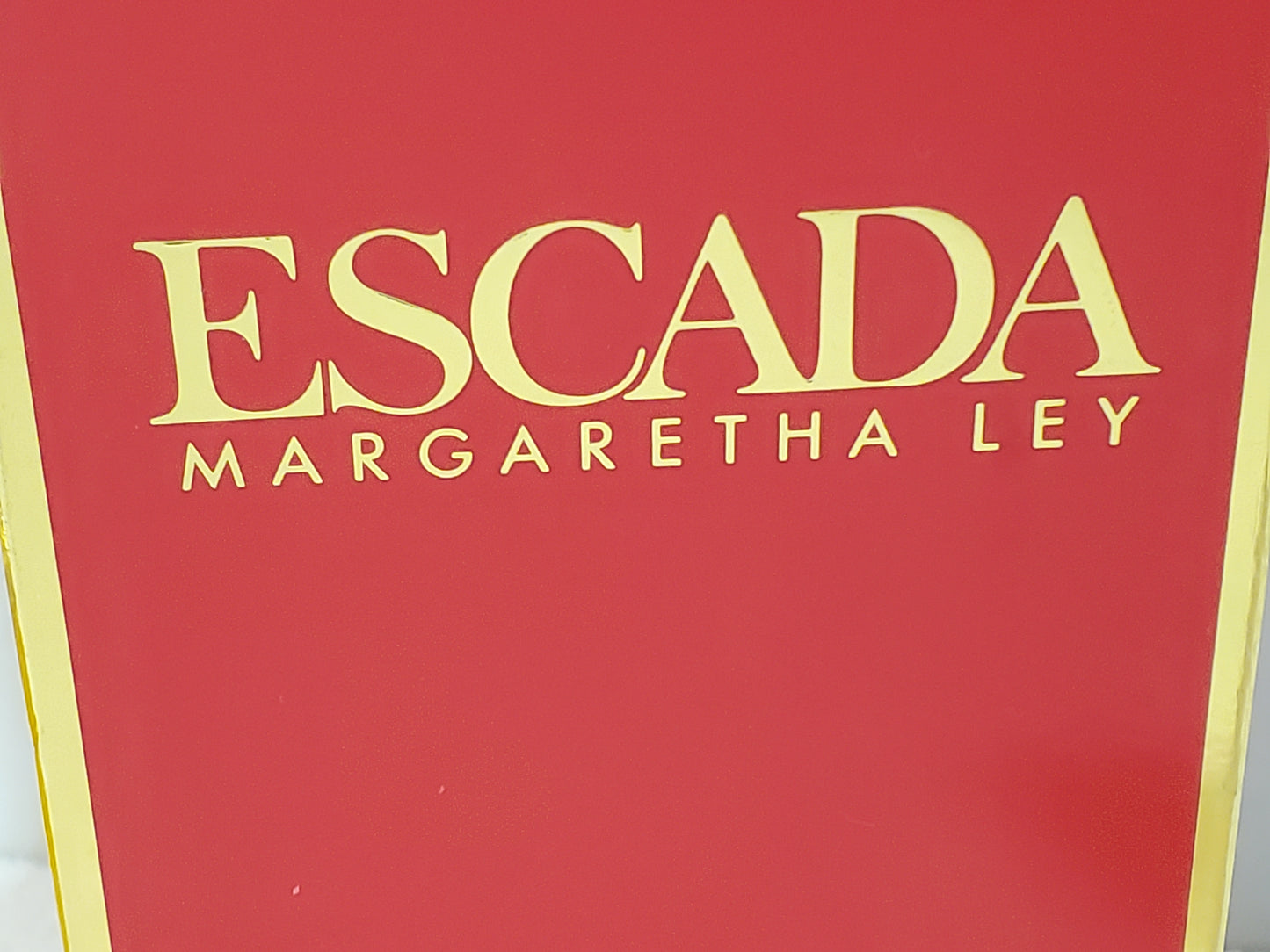 Vintage ESCADA Margaretha Ley 3.4oz 100ml EDP Eau De Parfum Spray Heart RARE