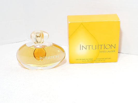 Estee Lauder INTUITION Eau de Parfum Spray EDP 3.4 oz 100ml Vintage Discontinued