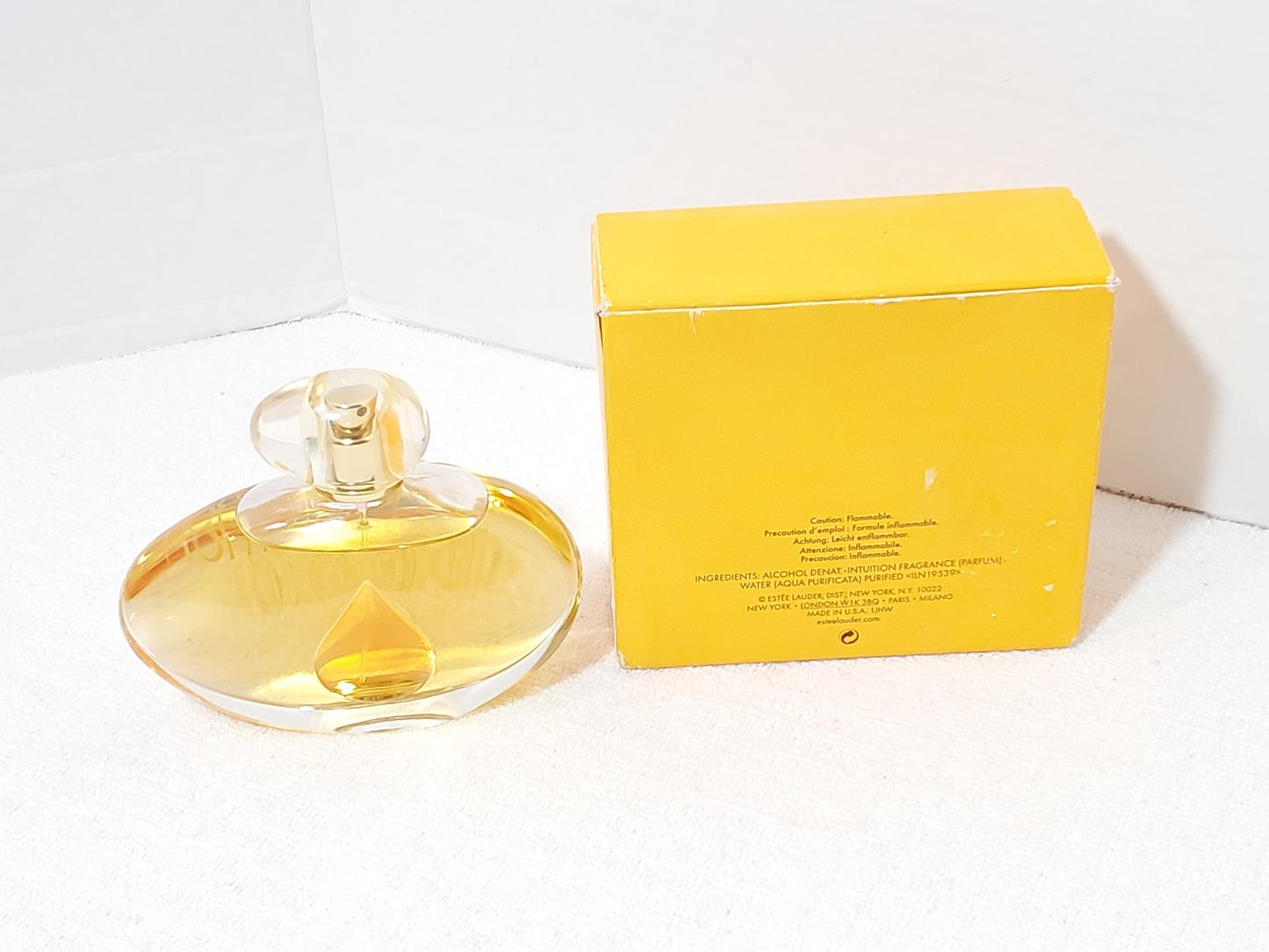 Estee Lauder INTUITION Eau de Parfum Spray EDP 3.4 oz 100ml Vintage Discontinued