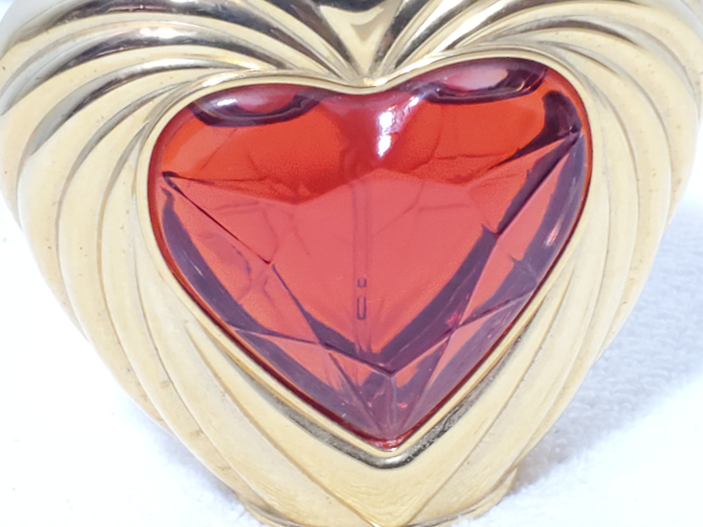 Vintage Victoria's Secret RAPTURE Heart Bottle Cologne Spray 1.7 oz 50ml Women's