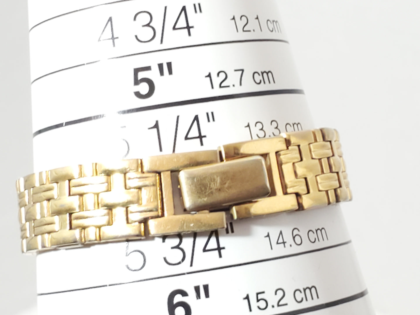 Vintage Seiko Women's Gold Tone Tank Quartz Watch One Jewel Stainless Steel