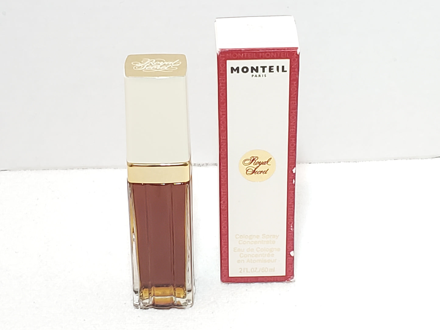 Vintage Royal Secret Monteil Paris Eau de Cologne Concentree Spray 2.0 oz 60ml