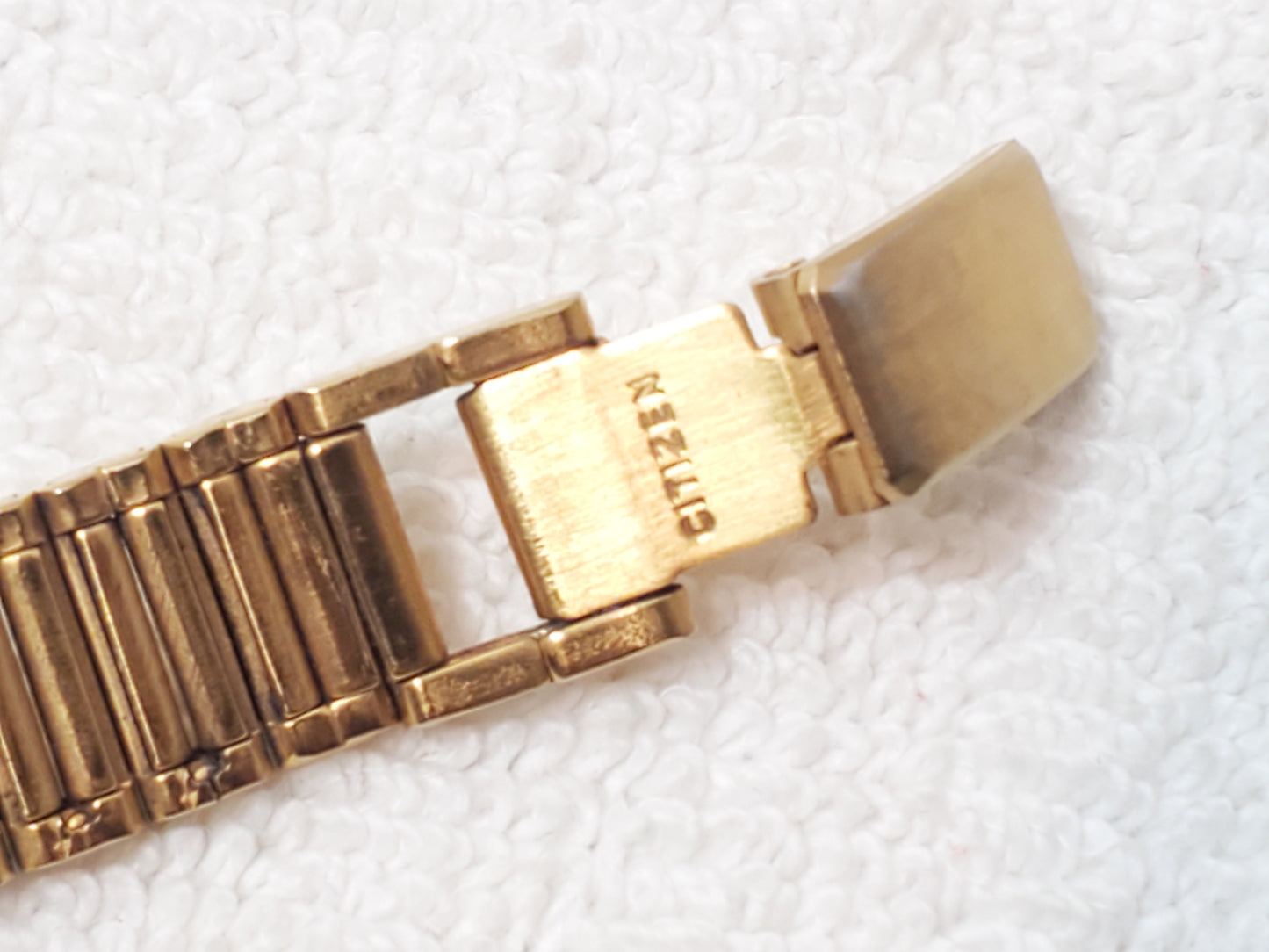 Citizen CQ Women's Base Metal Yellow Gold Plated Vintage Quartz Watch One Jewel