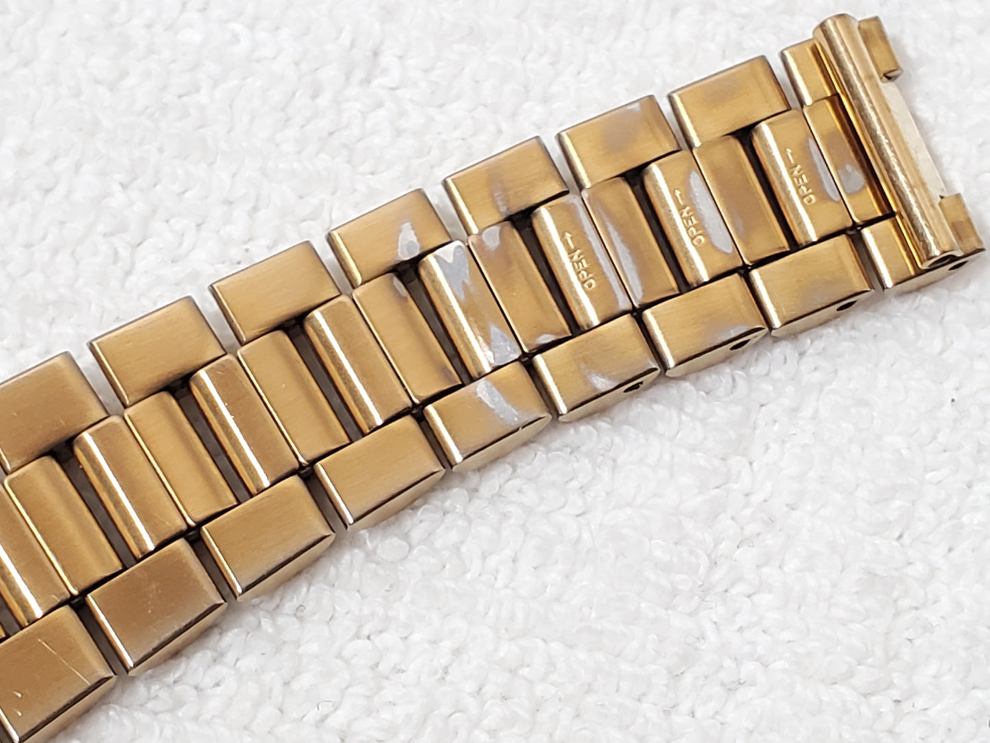 Vintage Seiko SQ Men's Presidential Day Date Gold Tone Quartz Watch One Jewel