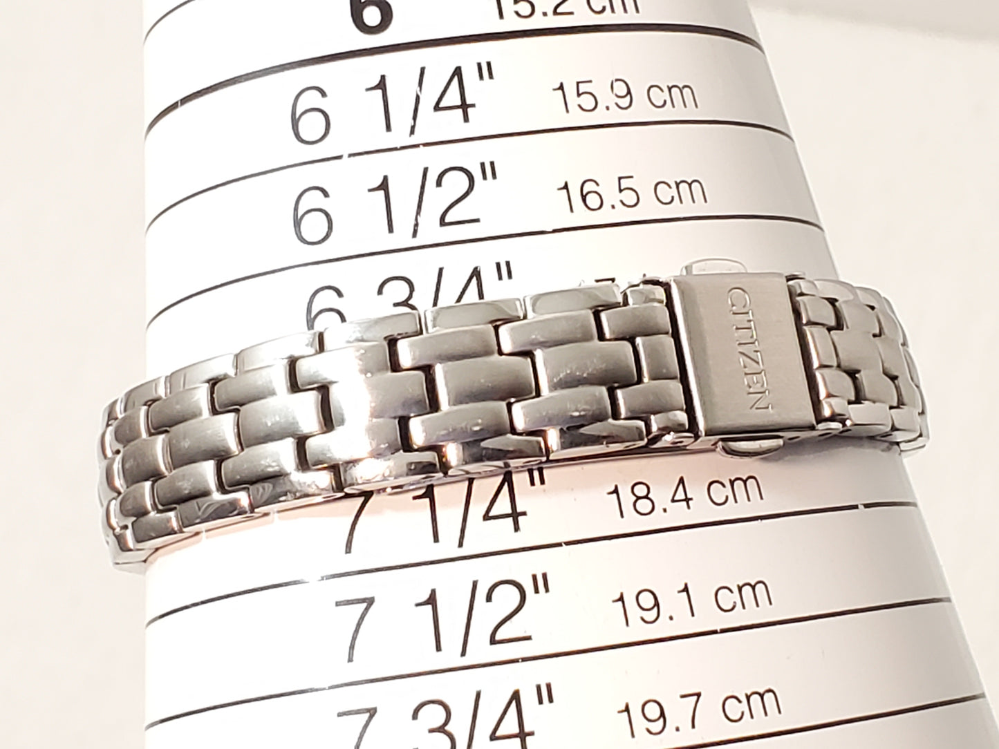Citizen Eco Drive Date Women's Watch Gray Dial 316L Stainless Steel Vintage