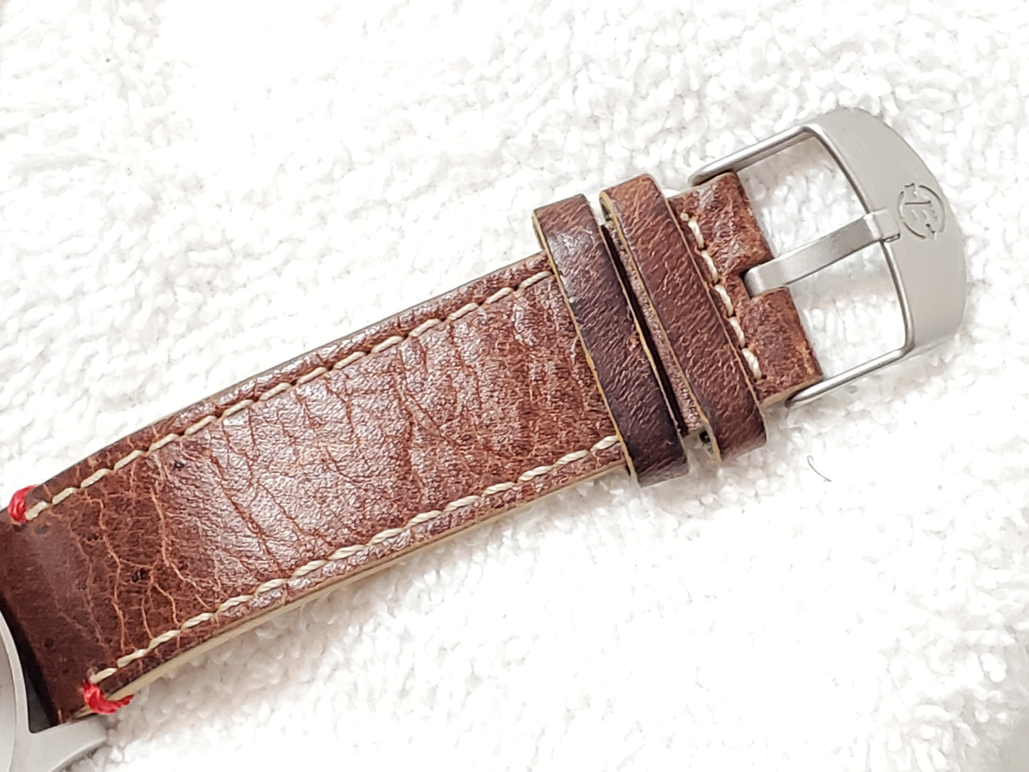 Timex Expedition Chronograph Date Indiglo Men's Vintage Watch Leather Strap