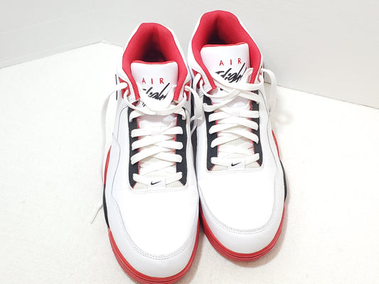 Nike Flight Legacy White University Red Black BQ4212-100 Men's Sneakers Size 13 Retro OG
