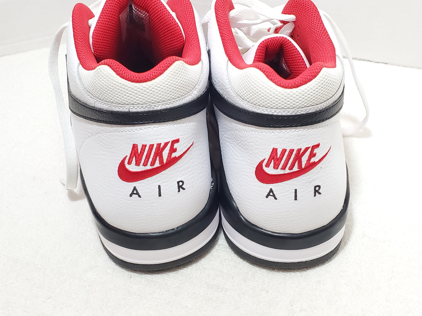 Nike Flight Legacy White University Red Black BQ4212-100 Men's Sneakers Size 13 Retro OG