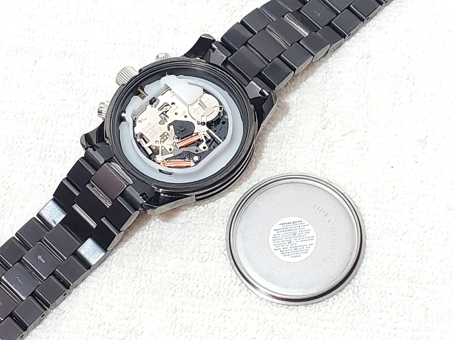 Michael Kors Men’s Chronograph Date Quartz Watch Black Silver Stainless Steel