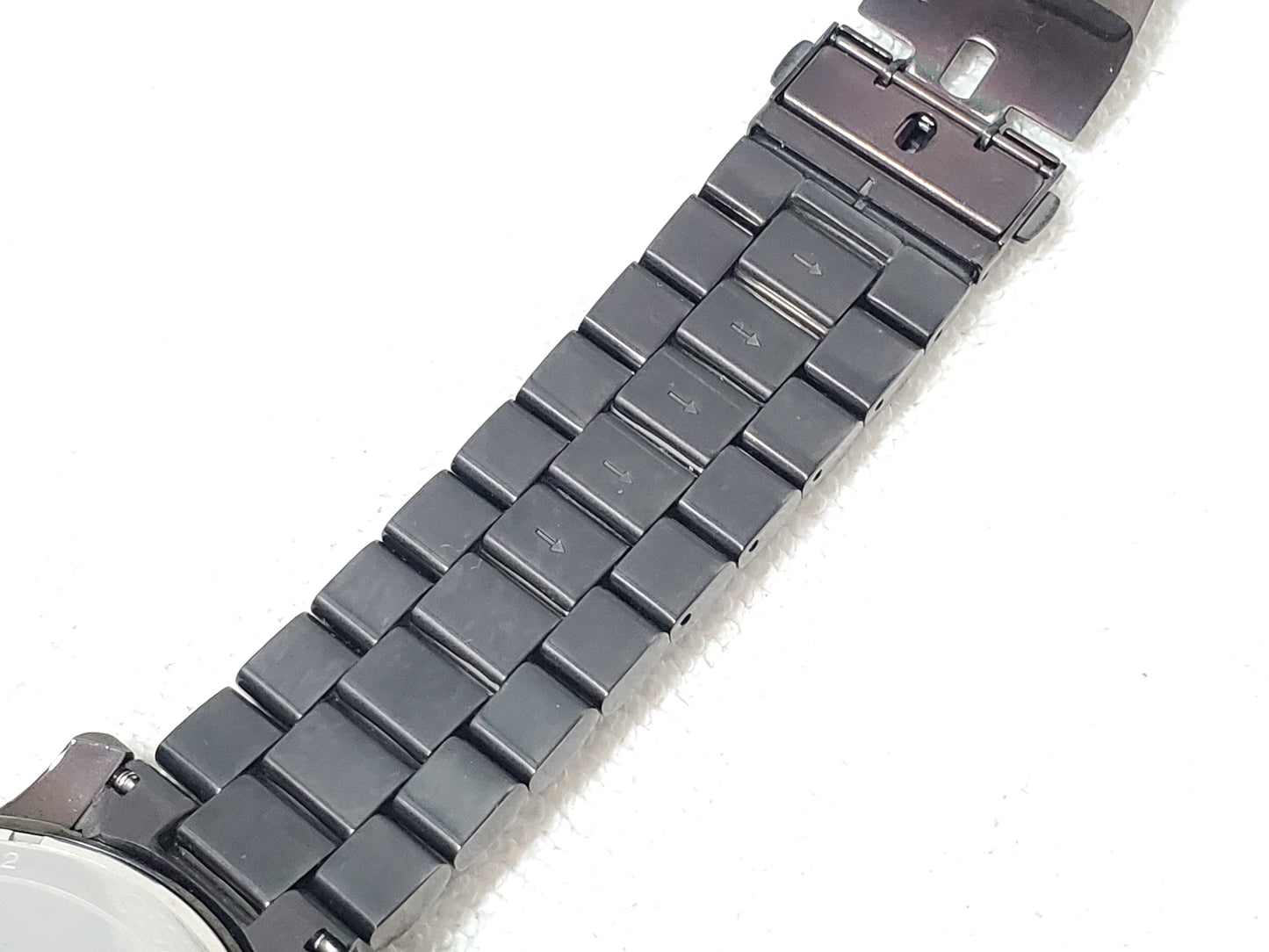 Michael Kors Men’s Chronograph Date Quartz Watch Black Silver Stainless Steel