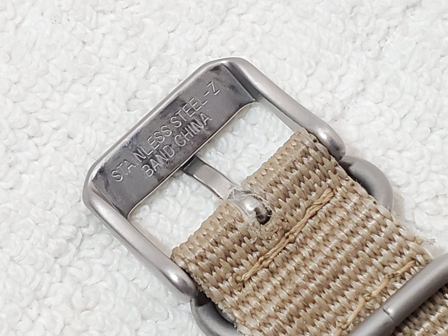 Seiko 5 Automatic Watch 21 Jewels Day Date Military Field SNK803 Vintage Beige