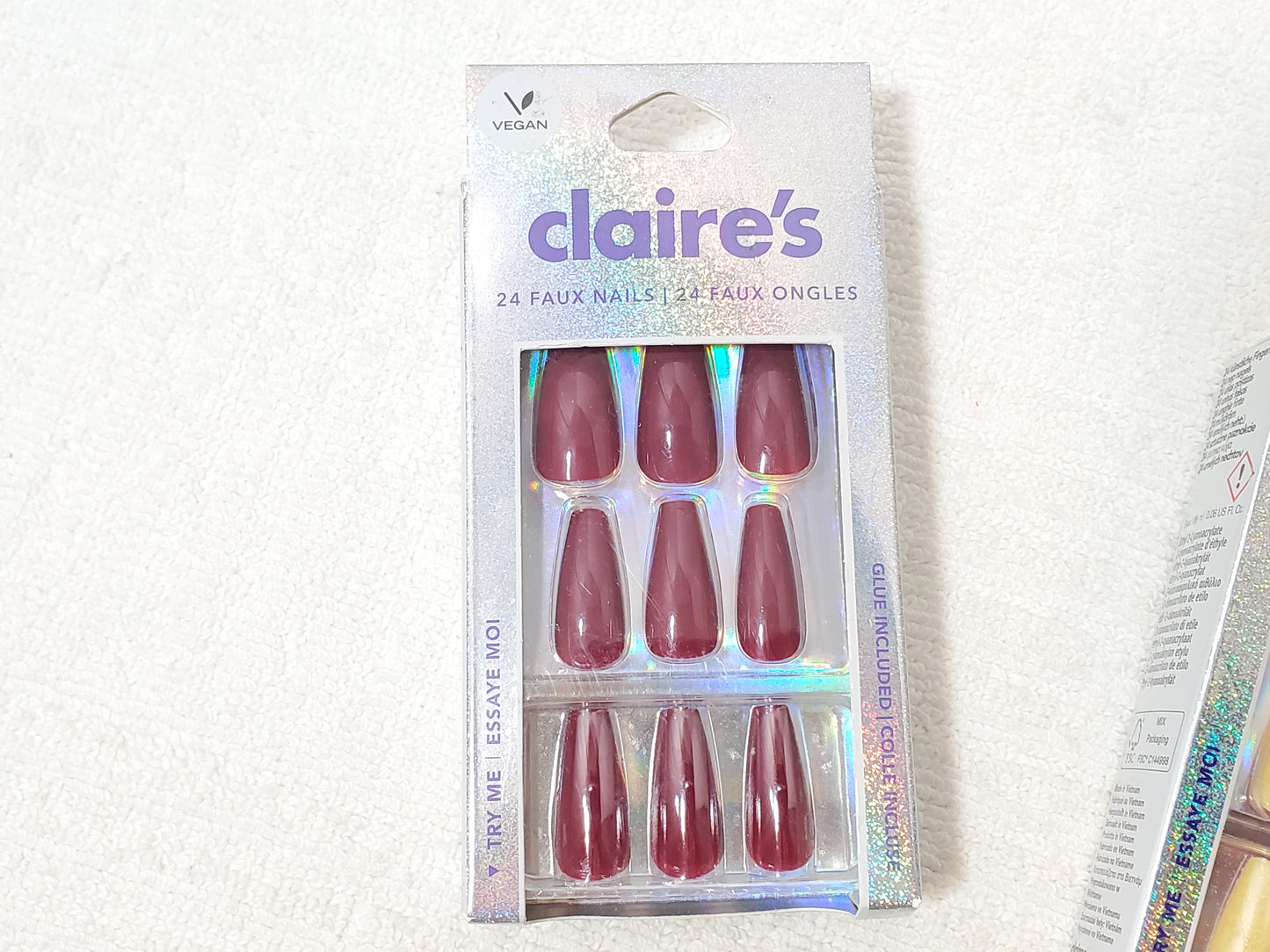 Claire's Faux Nail & Novelty Socks 3-Piece Variety Set New