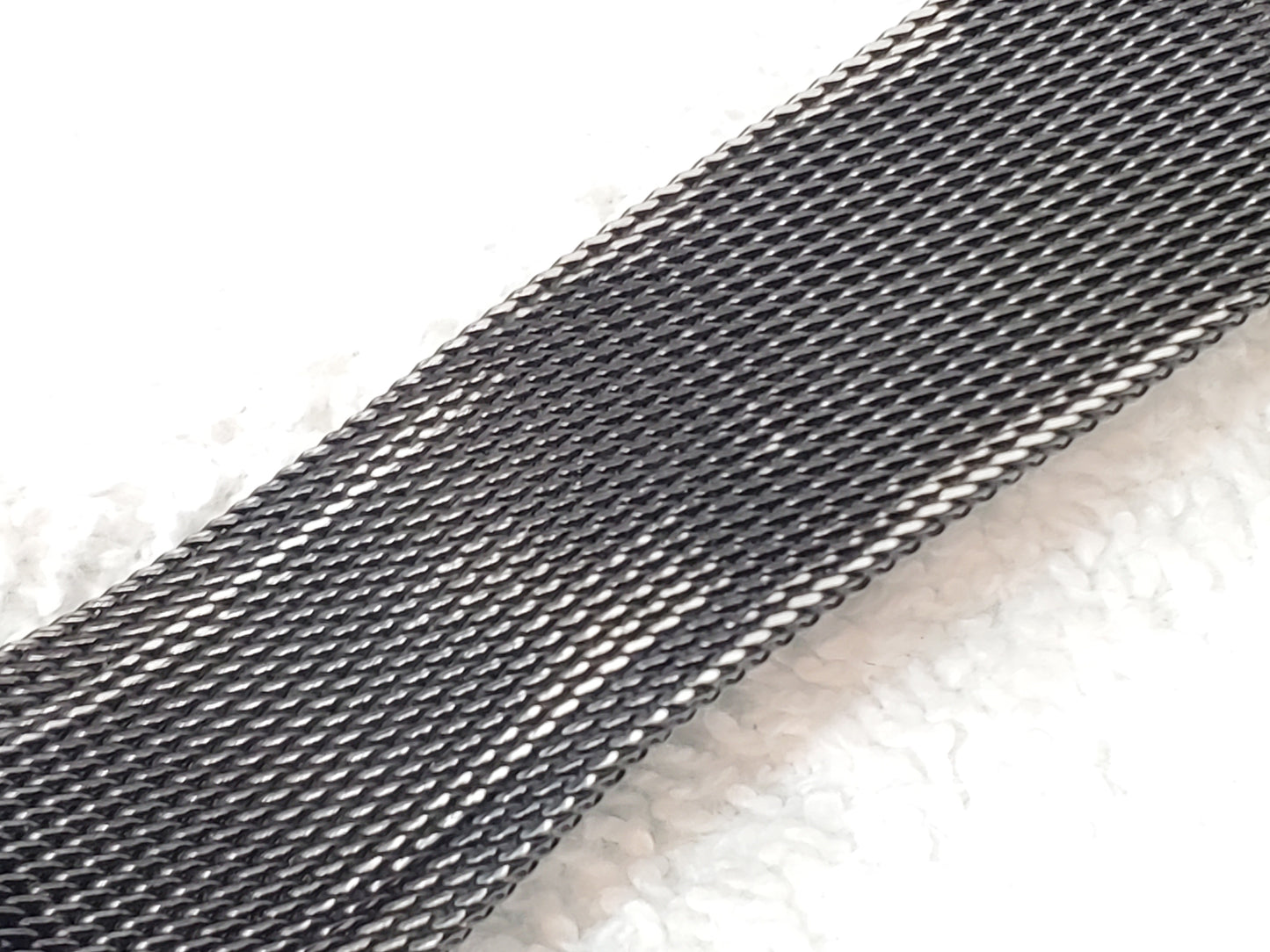 Skagen Men’s Black Mesh Stainless Steel Titanium Blue Dial Date Day Quartz Watch