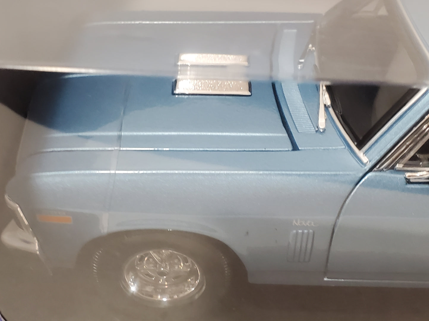 Maisto Special Edition 1970 Chevrolet Nova SS Coupe 1:18 Scale Light Blue New