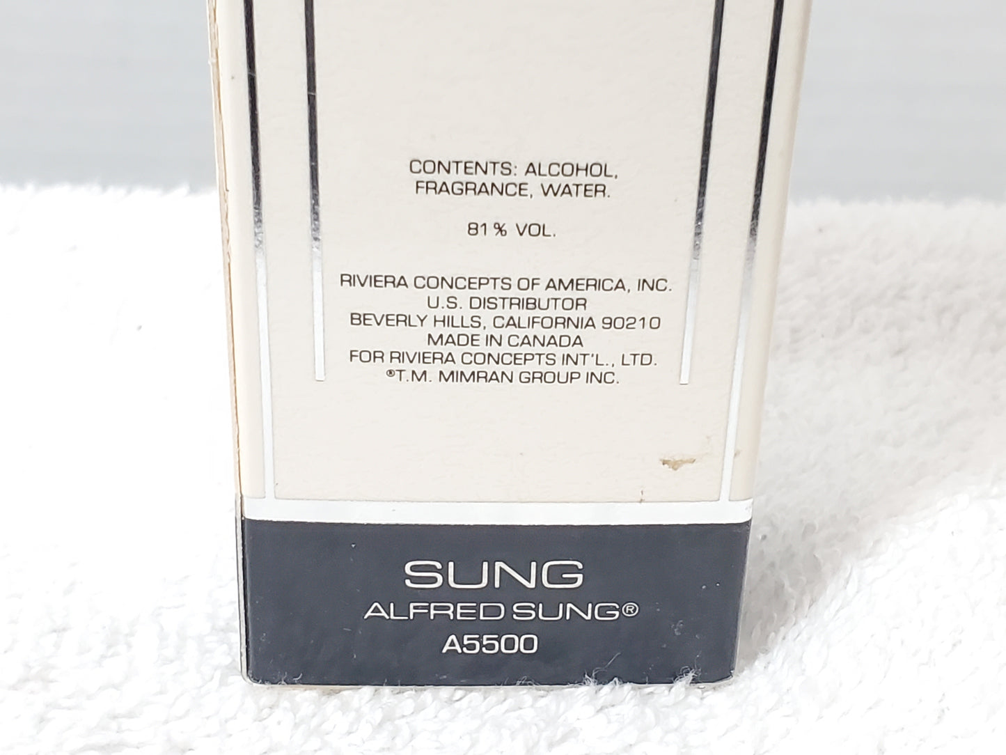 Vintage SUNG by Alfred Sung 1 oz / 30ml EDT Spray Rare Riviera Concepts Formula