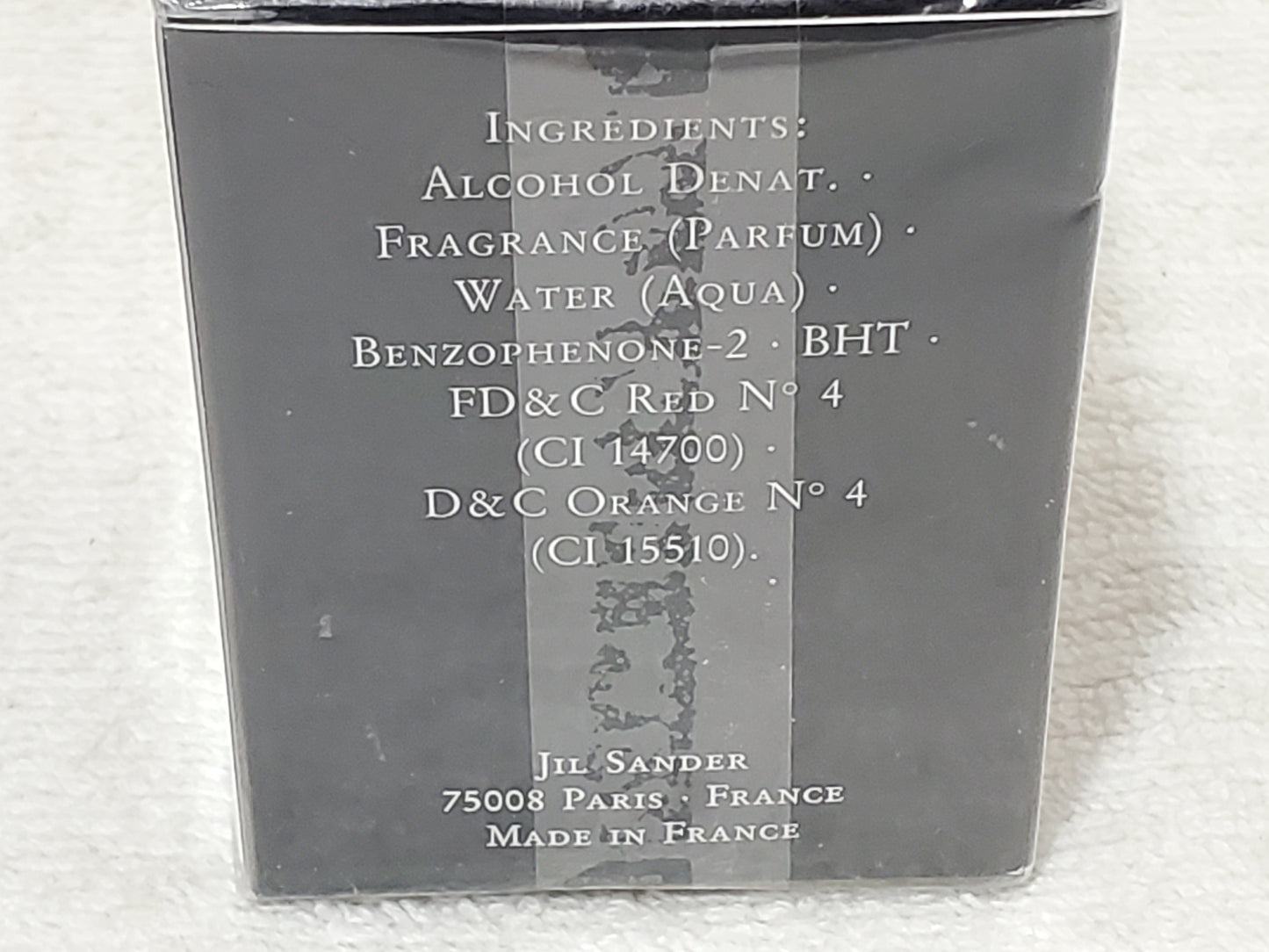 Jil Sander No. 4 Eau De Parfum 1.0 oz / 30ml Spray Sealed NIB Made in France