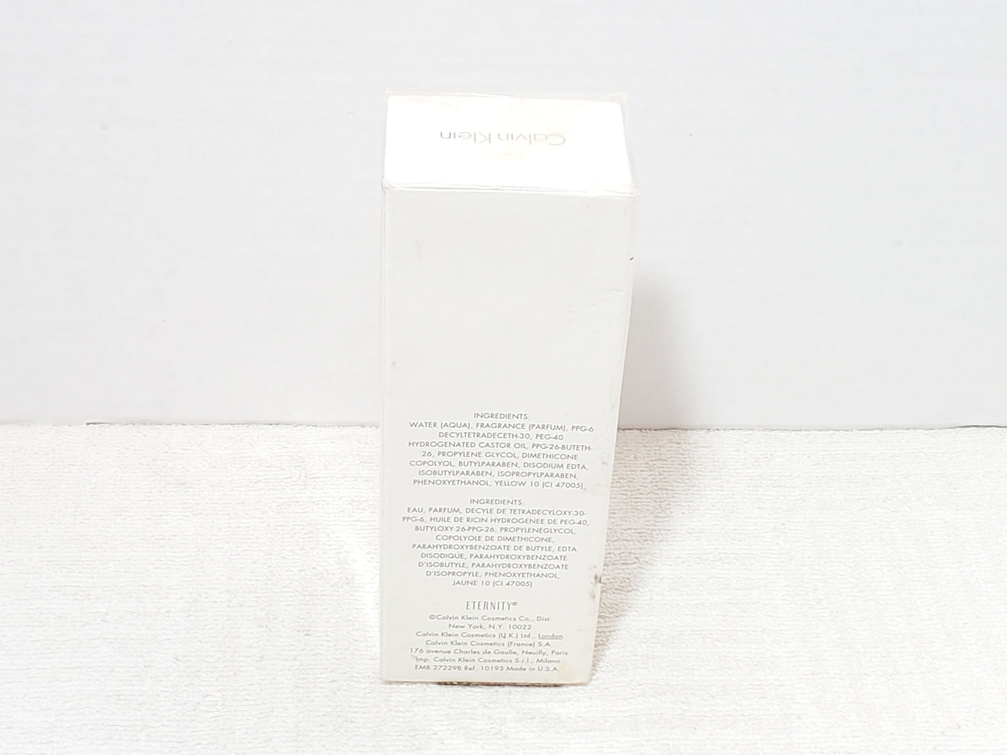 Eternity by Calvin Klein 3.4 oz / 100ml Eau de Parfum Body Mist Spray Sealed New