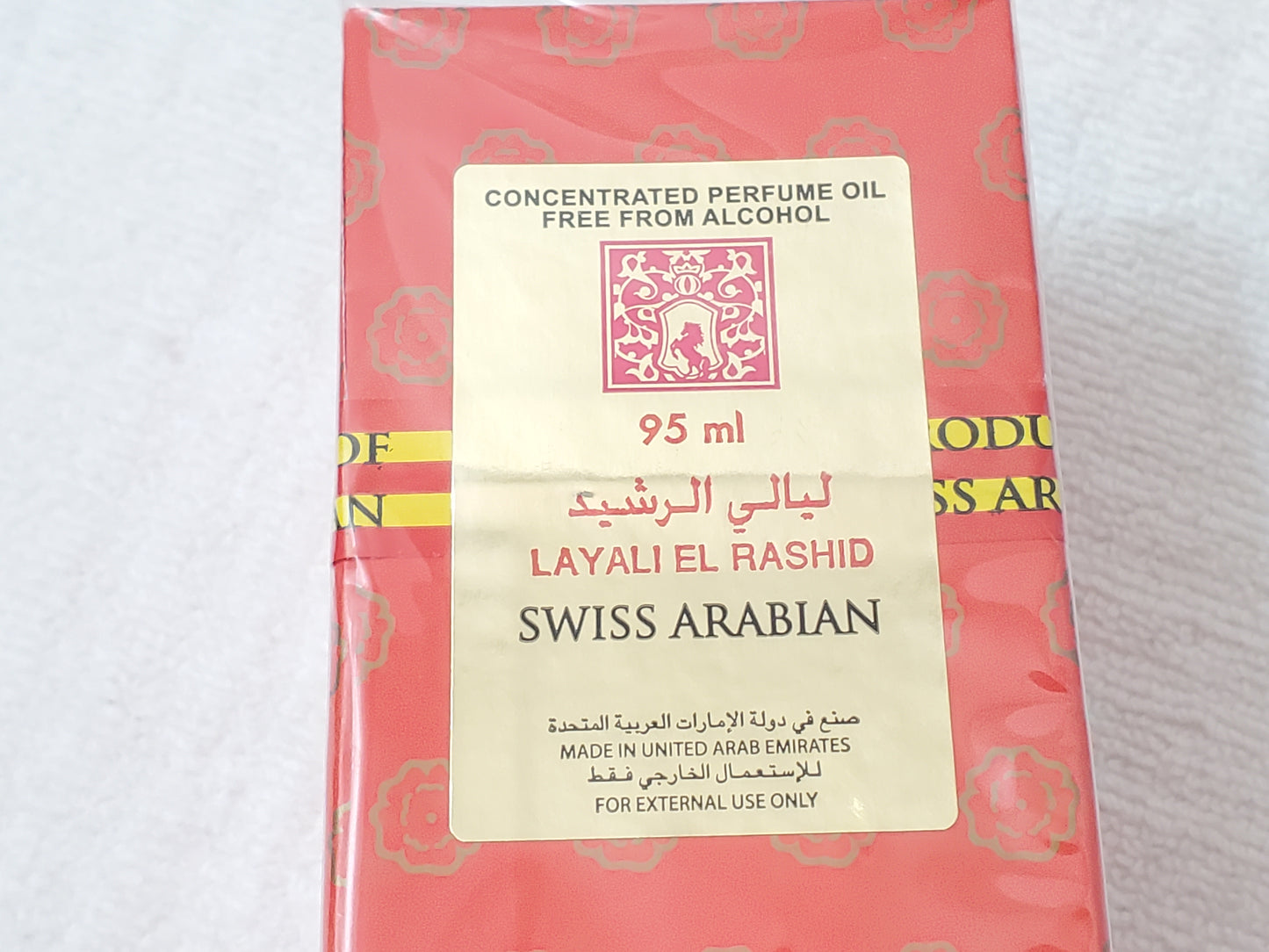 Swiss Arabian Layali El Rashid Concentrated Perfume Oil 95ml Alcohol Free NIB