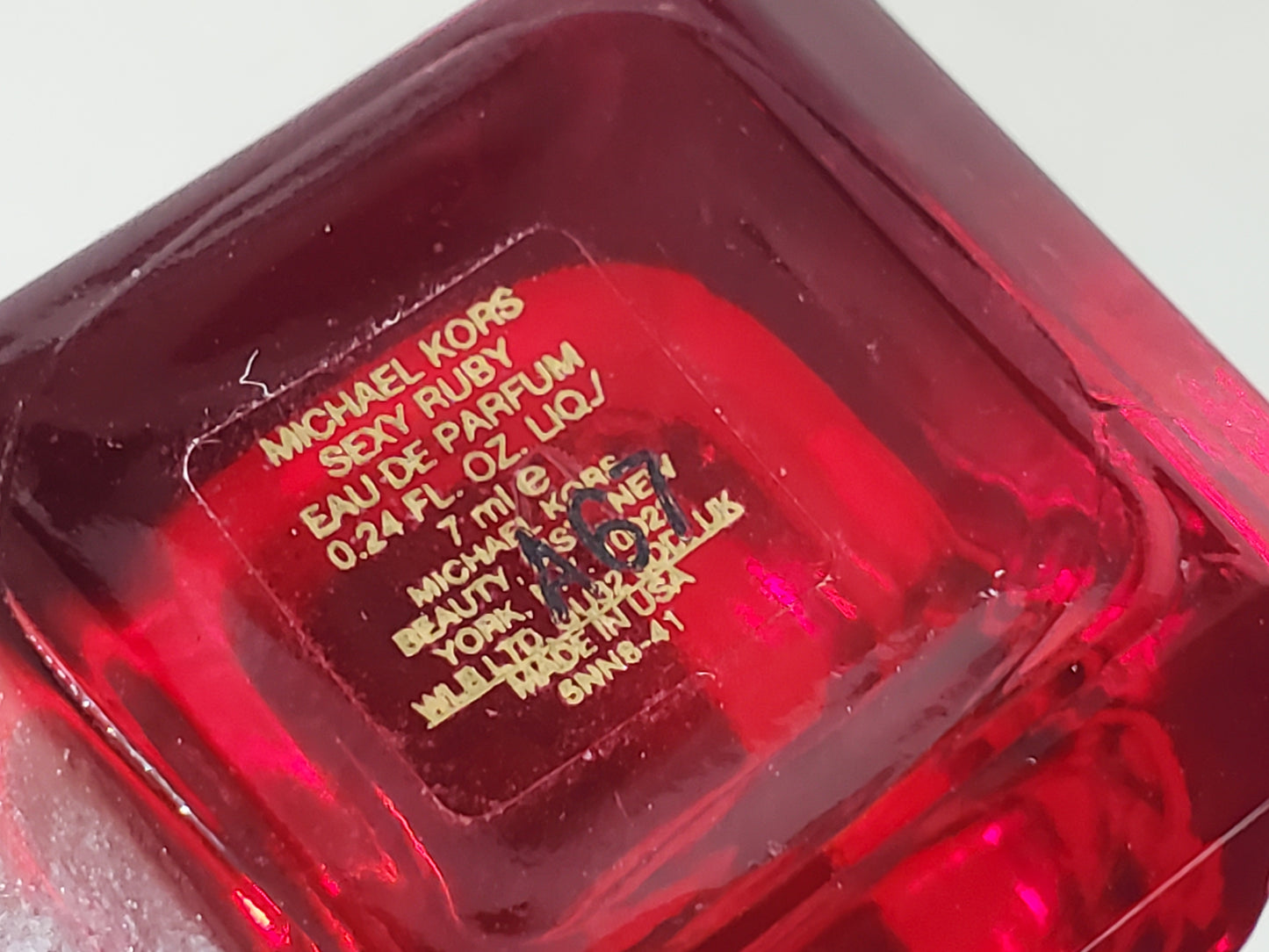 Michael Kors Sexy Ruby Eau De Parfum EDP 0.24 oz / 7ml Mini Splash Bottle