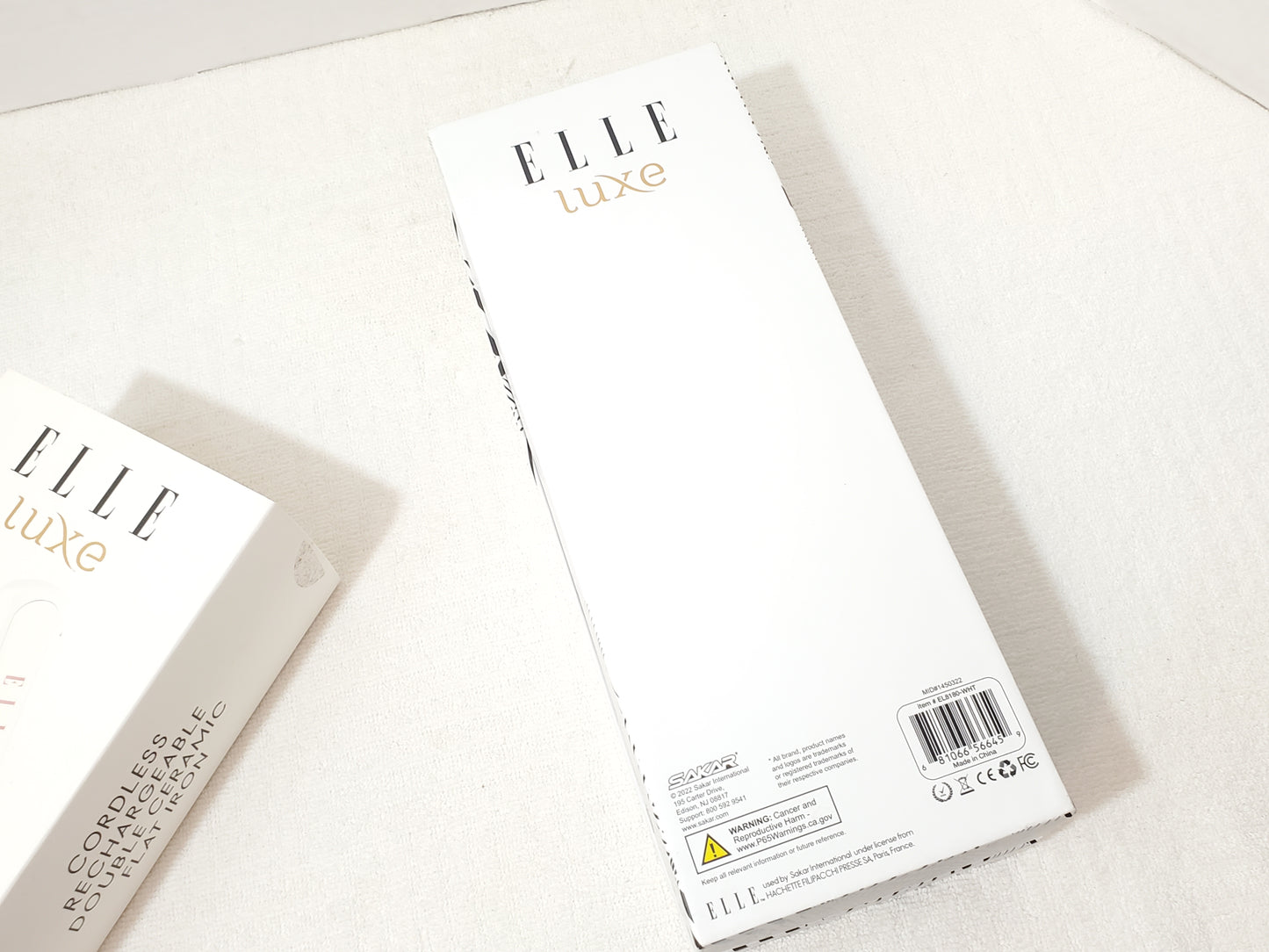 Elle Luxe Cordless USB Rechargeable Double Ceramic Flat Iron Multiple Heat Set