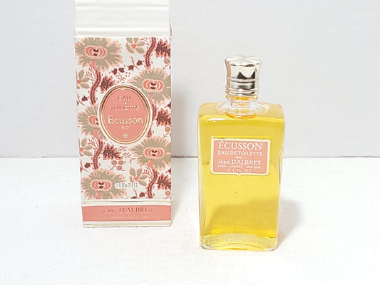 Vintage Ecusson Jean D'ALBRET Eau De Toilette 7 oz Splash Discontinued NEW