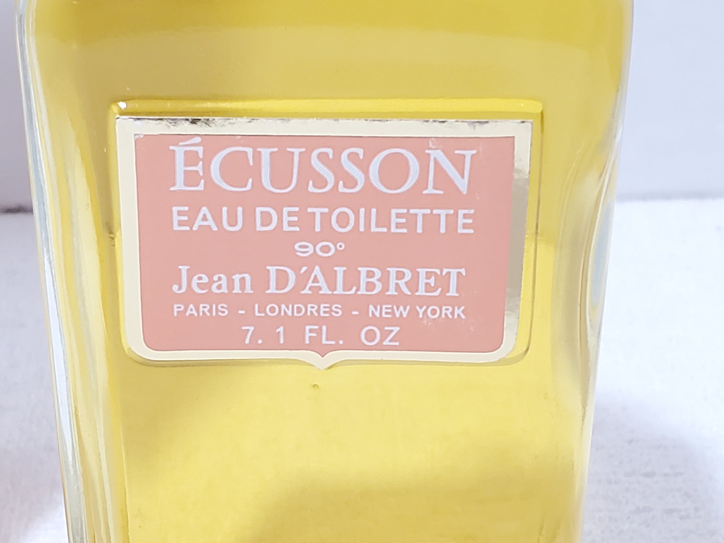 Vintage Ecusson Jean D'ALBRET Eau De Toilette 7 oz Splash Discontinued NEW