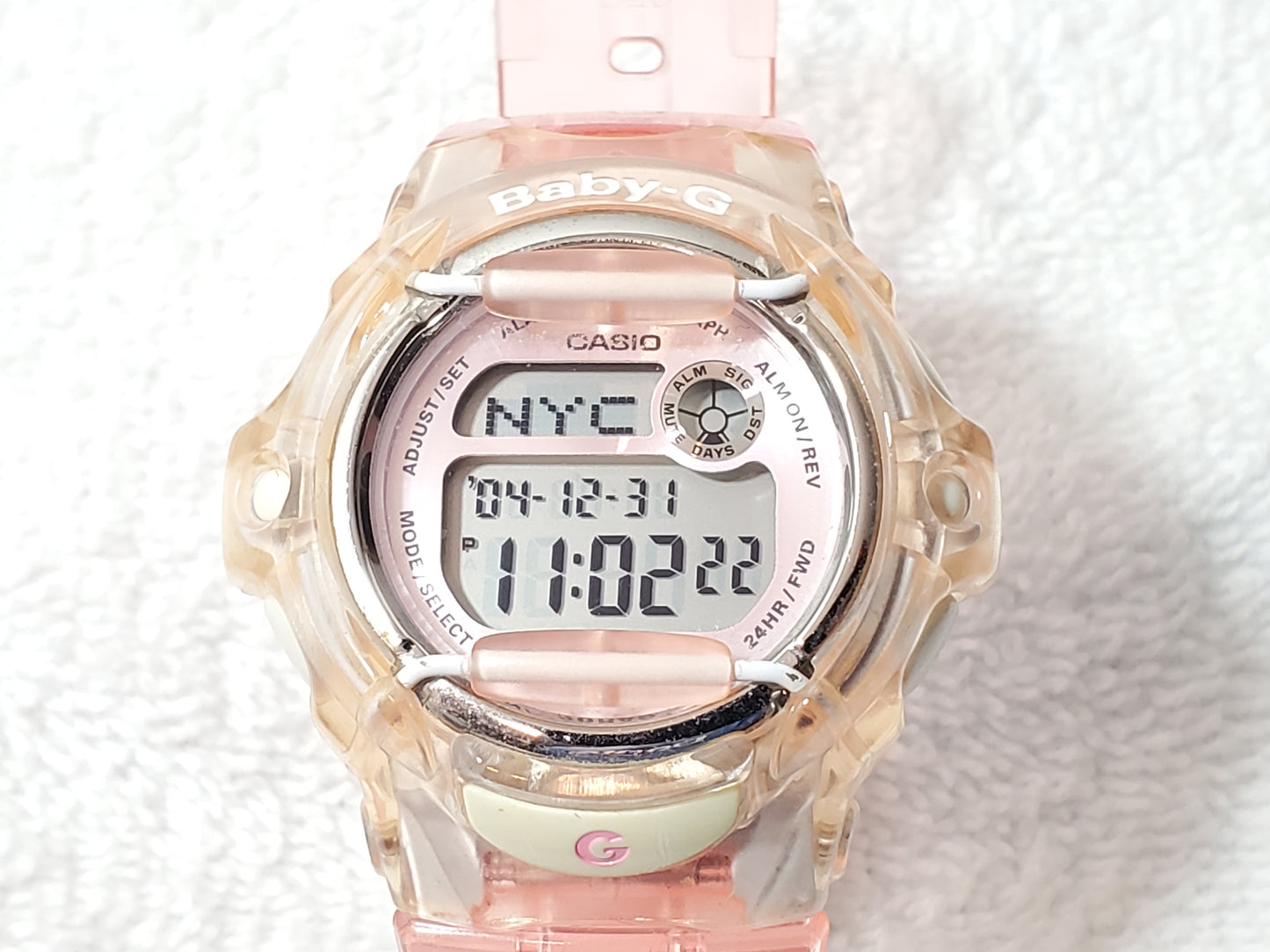 Casio Baby-G BG-169R Digital Watch Bull Bars WR 200 Meters Pink Style Sport