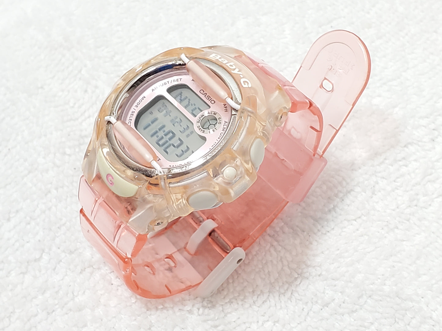 Casio Baby-G BG-169R Digital Watch Bull Bars WR 200 Meters Pink Style Sport